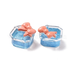 Transparent Resin Cabochons&nbsp;RESI-G029-C03
