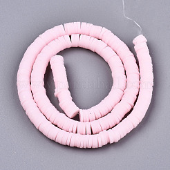 Handmade Polymer Clay Beads Strands&nbsp;CLAY-R089-6mm-125
