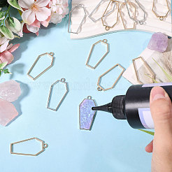 20Pcs 2 Colors Alloy Open Back Bezel Pendants&nbsp;FIND-CA0011-49