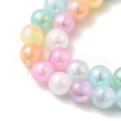 Plating Natural Selenite Beads Strands&nbsp;G-G120-A01-01-06