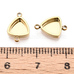 304 Stainless Steel Connector Cabochon Settings&nbsp;STAS-N115-36G