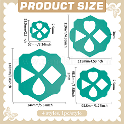 1 Set Acrylic Macrame Cutting Template&nbsp;DIY-BC0014-26C