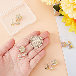 5Pcs Brass Micro Pave Clear Cubic Zirconia Pendants&nbsp;KK-BBC0002-95