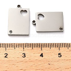 304 Stainless Steel Pendants&nbsp;STAS-H438-11P
