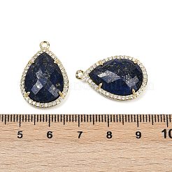 Dyed Natural Lapis Lazuli Faceted Pendants&nbsp;G-I382-05G-07