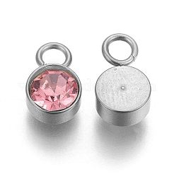 Glass Rhinestone Charms&nbsp;STAS-F189-P12