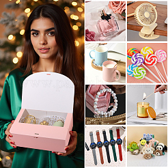 Folding Paper Gift Boxes with Ribbon&nbsp;CON-WH20001-11C-03