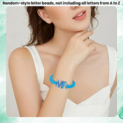 50Pcs UV Plating Transparent Acrylic Beads&nbsp;OACR-SP0002-18