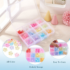 168Pcs 12 Colors Transaparent Acrylic Beads&nbsp;PACR-TA0001-19