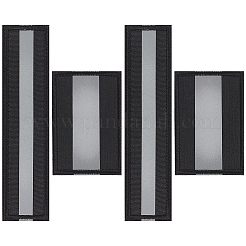 4Pcs 2 Styles Polyester Reflective Embroidered Patch for Tactical Gear&nbsp;PATC-CY0001-63A