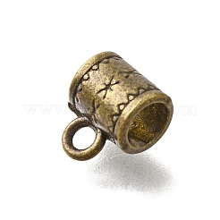 Tibetan Style Alloy Tube Bails&nbsp;TIBE-L008-13AB
