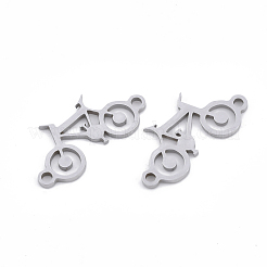 Tarnish Resistant 201 Stainless Steel Links connectors&nbsp;STAS-T044-23P