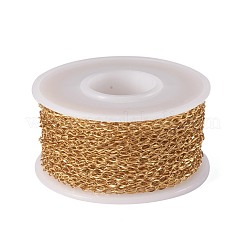Ion Plating(IP) 304 Stainless Steel Twisted Chains&nbsp;CHS-H007-16G