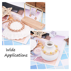 11 Strands 11 Styles Baking Paint Pearlized Glass Pearl Round Bead Strands&nbsp;HY-CW0001-04