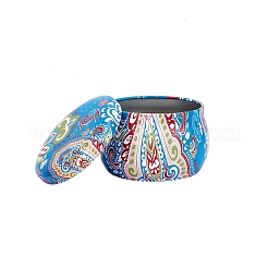 Printed Tinplate Storage Box&nbsp;CON-WH0082-011