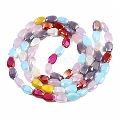 Electroplate Opaque Glass Beads Strands&nbsp;EGLA-S174-29