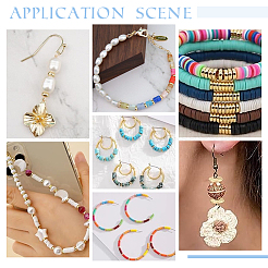 200Pcs 2 Colors Brass Spacer Beads&nbsp;KK-PH0006-56B
