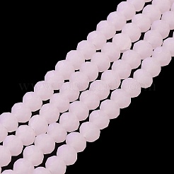 Imitation Jade Solid Color Glass Beads Strands&nbsp;X-EGLA-A034-J8mm-MD02