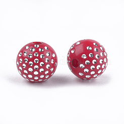 Plating Acrylic Beads&nbsp;PACR-T006-03A
