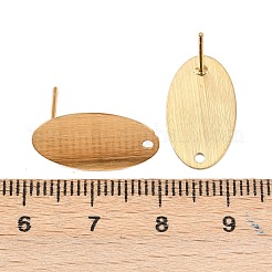 316 Stainless Steel Stud Earring Findings&nbsp;STAS-D389-01G