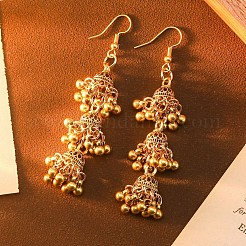 Bohemian Alloy & Iron Tassel Dangle Earrings&nbsp;WG25E48-02