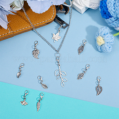 40Pcs 10 Styles Alloy Pendant Decorations&nbsp;HJEW-GO00261