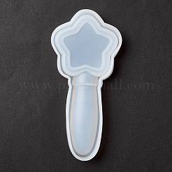 Star Shape DIY Magic Stick Silicone Molds&nbsp;X-DIY-F114-18