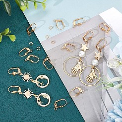 50Pcs Brass Leverback Earring Findings&nbsp;DIY-CN0002-22