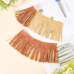 Imitation PU Leather Lace Trims&nbsp;OCOR-WH20008-08A