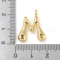 Rack Plating Brass Micro Pave Cubic Zirconia Pendants&nbsp;KK-A200-24G-M