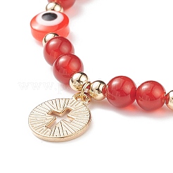 5Pcs 5 Style Alloy Enamel Cross Charm Bracelets Set&nbsp;BJEW-JB08817