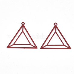 430 Stainless Steel Filigree Pendants&nbsp;X-STAS-S108-21D