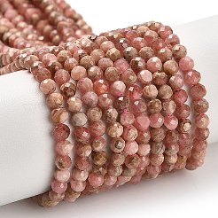 Natural Argentina Rhodonite Beads Strands&nbsp;G-B107-A04-04
