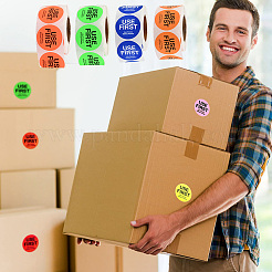 4 Rolls 4 Colors Paper Adhesive Label Stickers&nbsp;STIC-SP0001-12