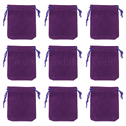 20Pcs Rectangle Velvet Drawstring Pouches&nbsp;TP-TA0001-04A
