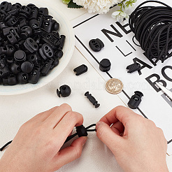 140Pcs 7 Styles Plastic Spring Cord Locks&nbsp;FIND-PH0018-25