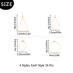 DIY Dangle Earring&nbsp;DIY-SC0010-14G