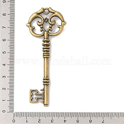 Skeleton Key Tibetan Style Alloy Big Pendants&nbsp;X-TIBEP-S293-033AB-LF