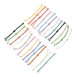 24Pcs 12 Colors Waxed Polyester Cord Bracelets Making&nbsp;BJEW-FS00028