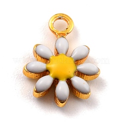 Brass Enamel Charms&nbsp;KK-K260-03G-RS