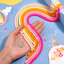 8 Strands Imitation Jelly Handmade Polymer Clay Beads Strands&nbsp;CLAY-TA0001-47A