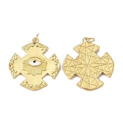 Brass Enamel Pendants&nbsp;KK-C223-20G