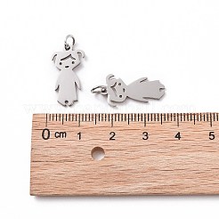 Non-Tarnish 201 Stainless Steel Pendants&nbsp;STAS-S105-LA415-1