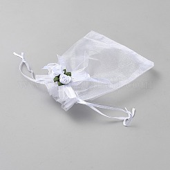 3D Flower Organza Drawstring Bags&nbsp;OP-WH2002-01C-01
