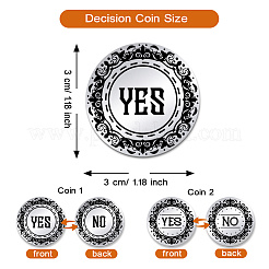 2Pcs 201 Stainless Steel Commemorative Coins&nbsp;AJEW-UN0002-34A