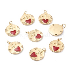 Brass Micro Pave Clear Cubic Zirconia Pendants&nbsp;ZIRC-Z008-03G