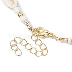 2Pcs Bohemia Natural Cowrie Shell Pendant Necklaces&nbsp;NJEW-JN04783