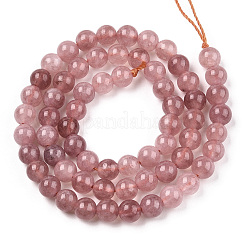 Natural Quartz Beads Strands&nbsp;X-G-R479-6mm-14