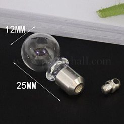 Empty Glass Bottle Pendant Decoration&nbsp;FIND-K003-01