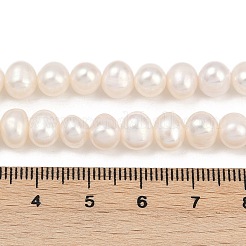 Natural Cultured Freshwater Pearl Beads Strands&nbsp;PEAR-I007-07Y-03A